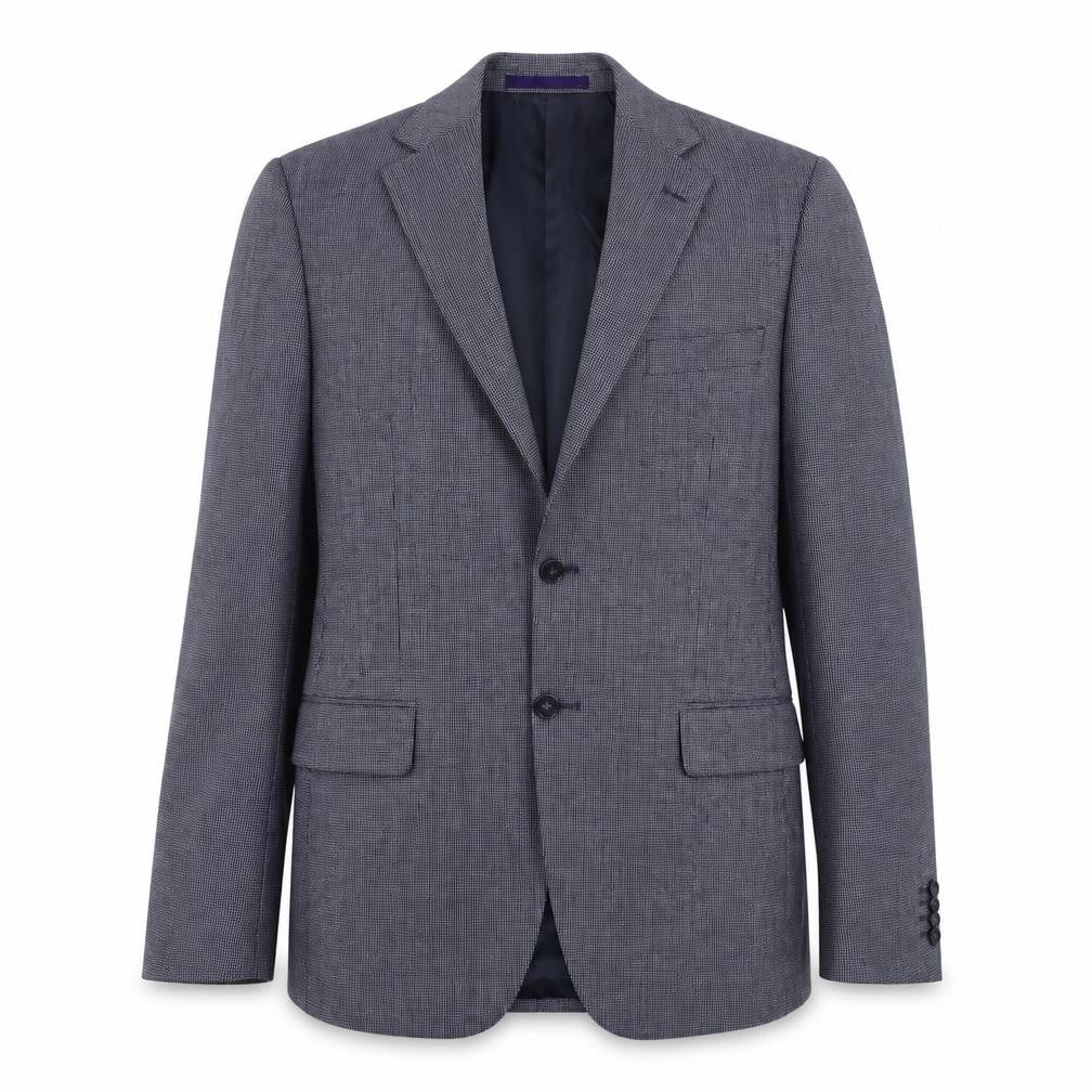 Front view of Marks & Spencer men’s blue jacket suit jacket, size 38
