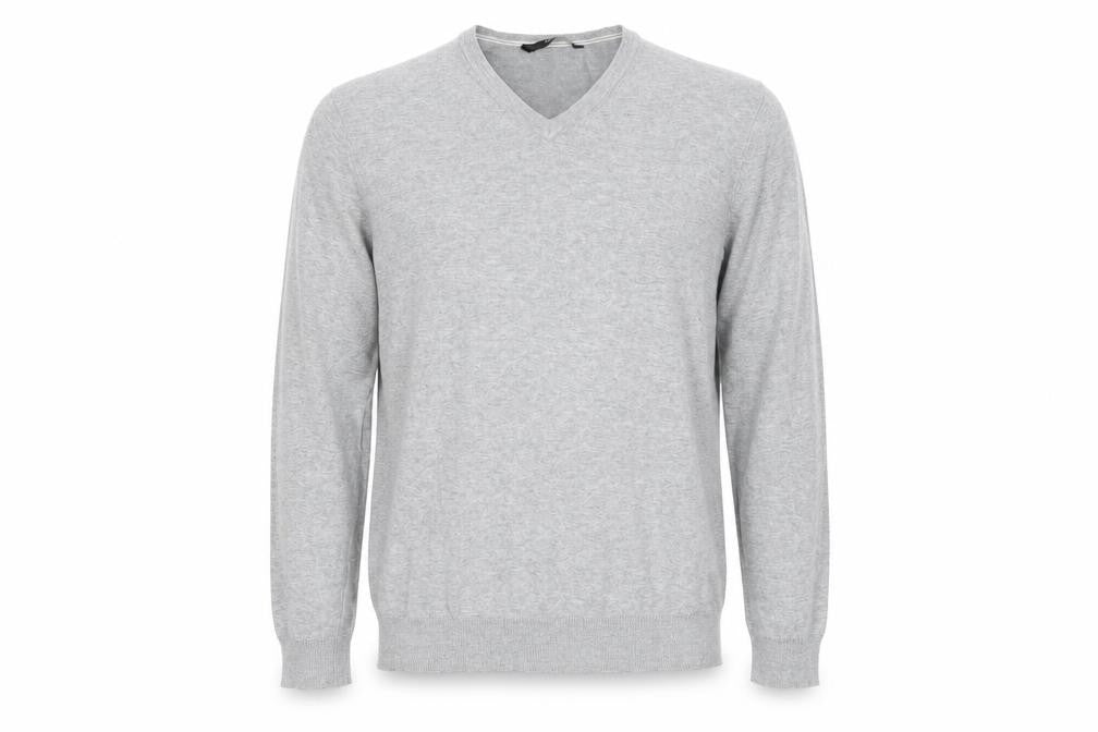 Front view of George men’s grey jumper, size M