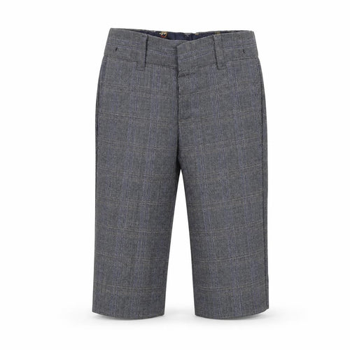 Monsoon Boys Grey Check  Capri Trousers Size 3-6 Months