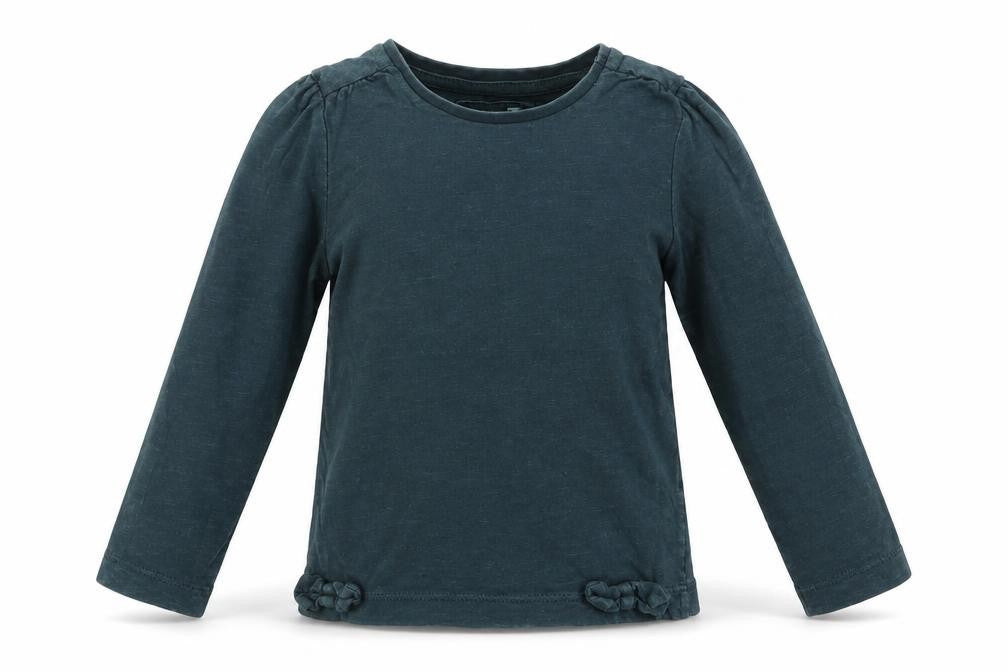 Front view of Tu Baby Blue Basic T-Shirt, size 12-18, Months