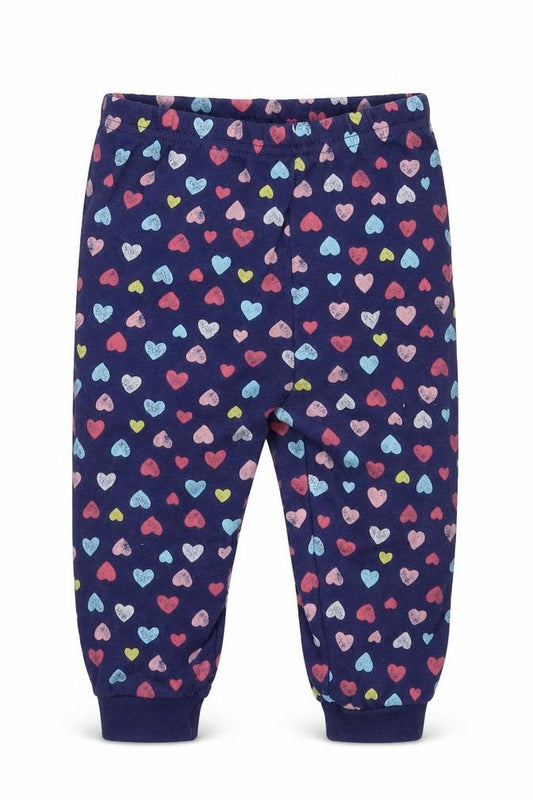 Front view of George Baby Blue Solid Babydoll Pyjama Pants, size 9-12, Months