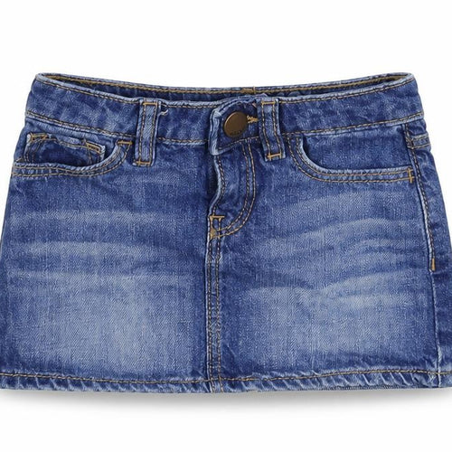 George Girls Blue  Denim A-Line Skirt Size 18-24 Months