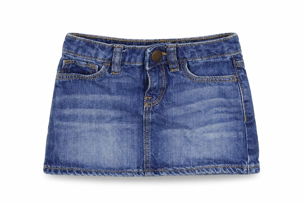 George Girls Blue  Denim A-Line Skirt Size 18-24 Months