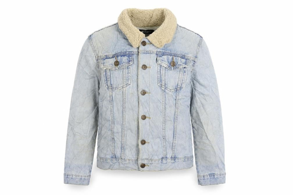 Missguided Womens Blue  Denim Jacket  Size 8