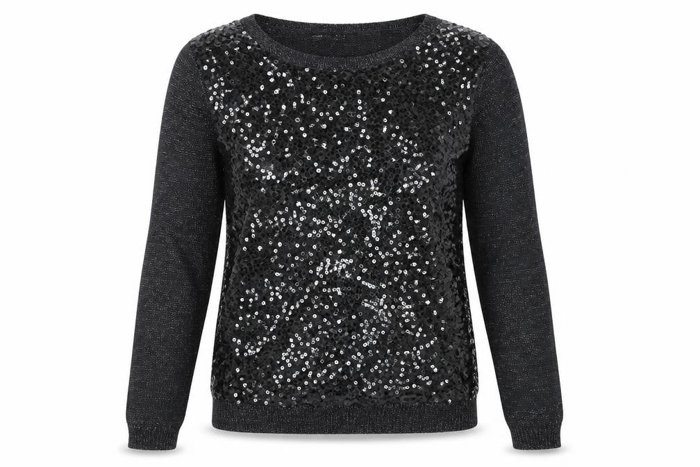 Front view of Atmosphere women’s green jumper, size UK 6