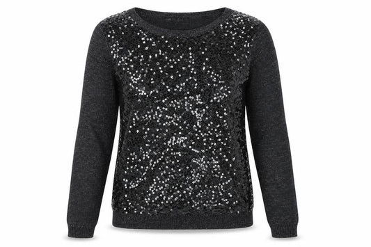 Front view of Atmosphere women’s green jumper, size UK 6