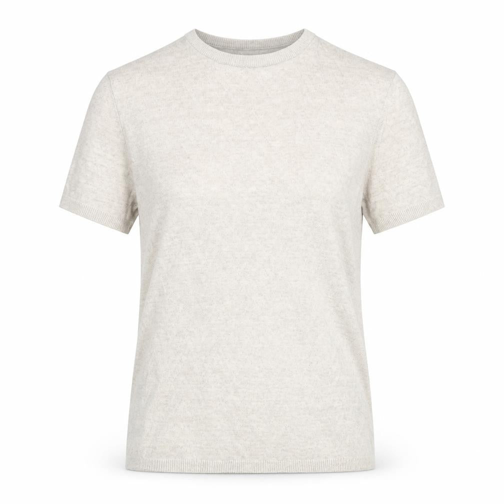Front view of River Island women’s beige basic blouse, size M