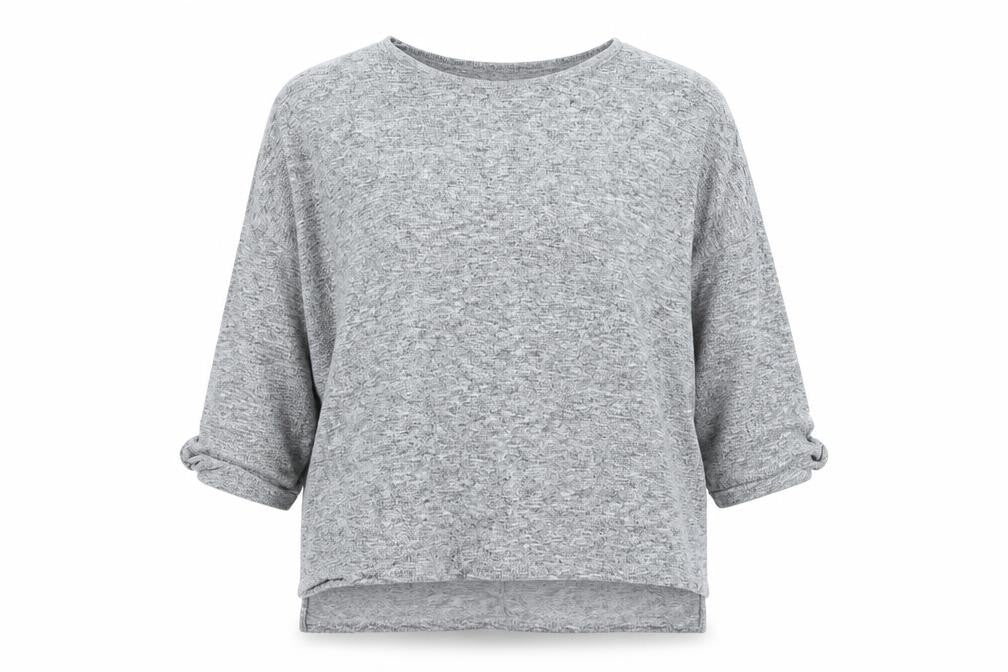 Front view of New Look women’s grey jumper, size M
