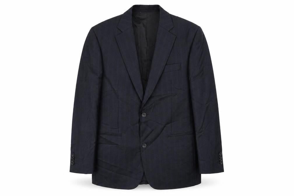 Front view of daniels paris men’s blue jacket suit jacket, size 40