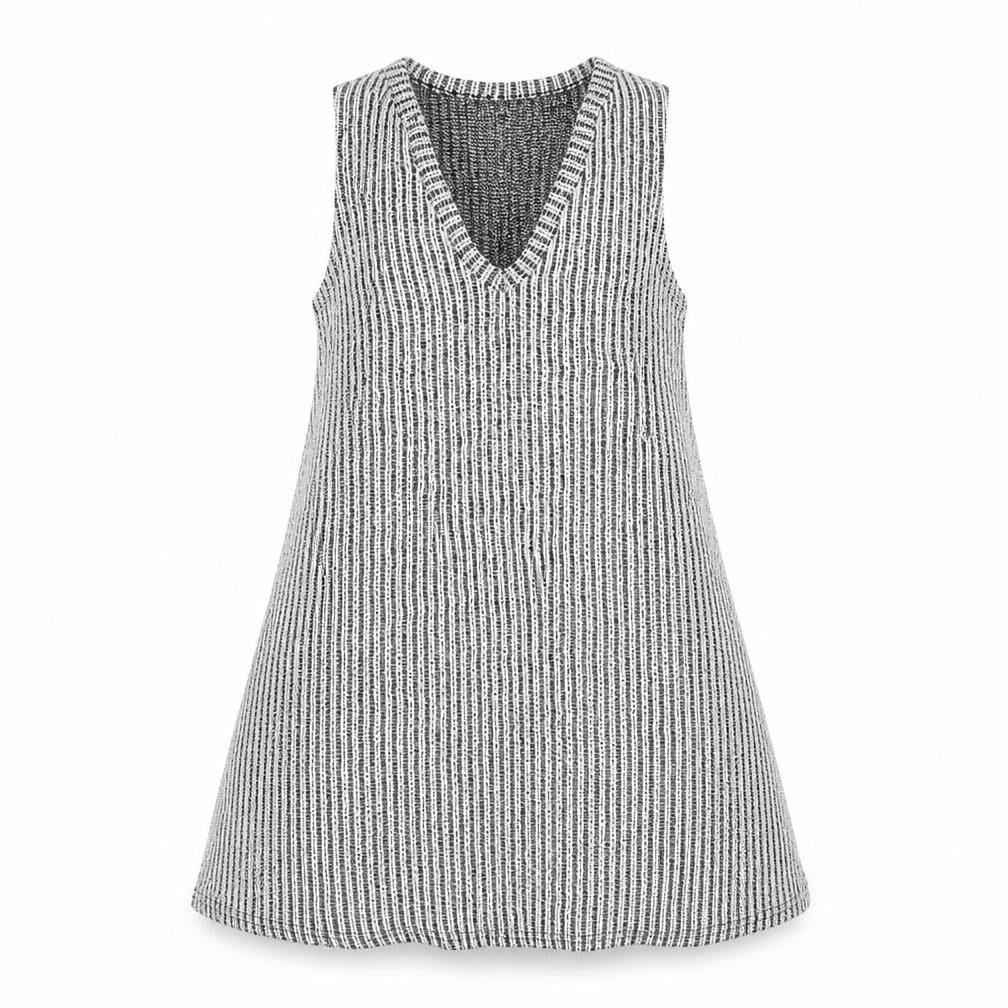 Front view of Atmosphere women’s white a-line, size UK 4