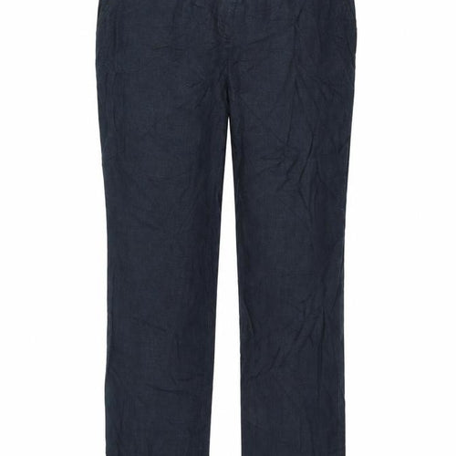Preworn Womens Blue   Trousers  Size 14 L26 in