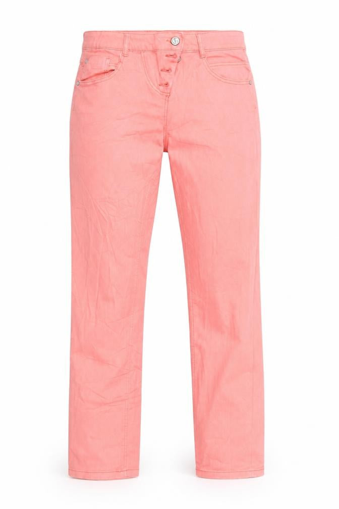 Gina Womens Pink  Denim Straight Jeans Size 8 L32 in