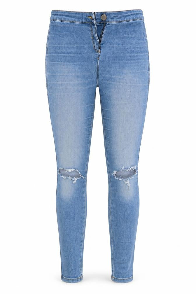 /Denim Womens Blue  Denim Jegging Jeans Size 8 L28 in