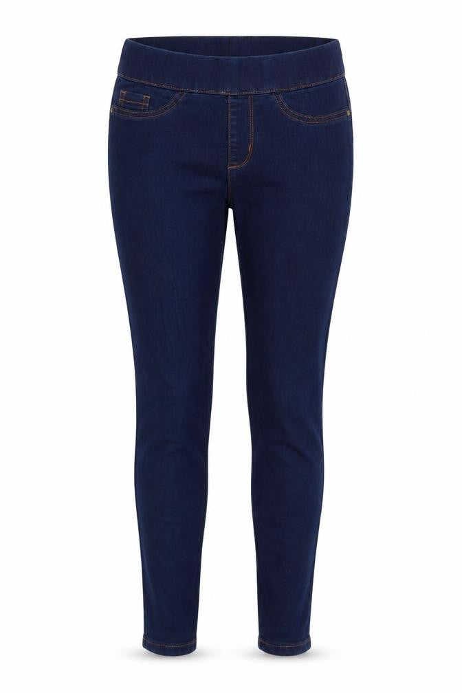 Denim & Co. Womens Blue  Denim Jegging Jeans Size 8 L26 in