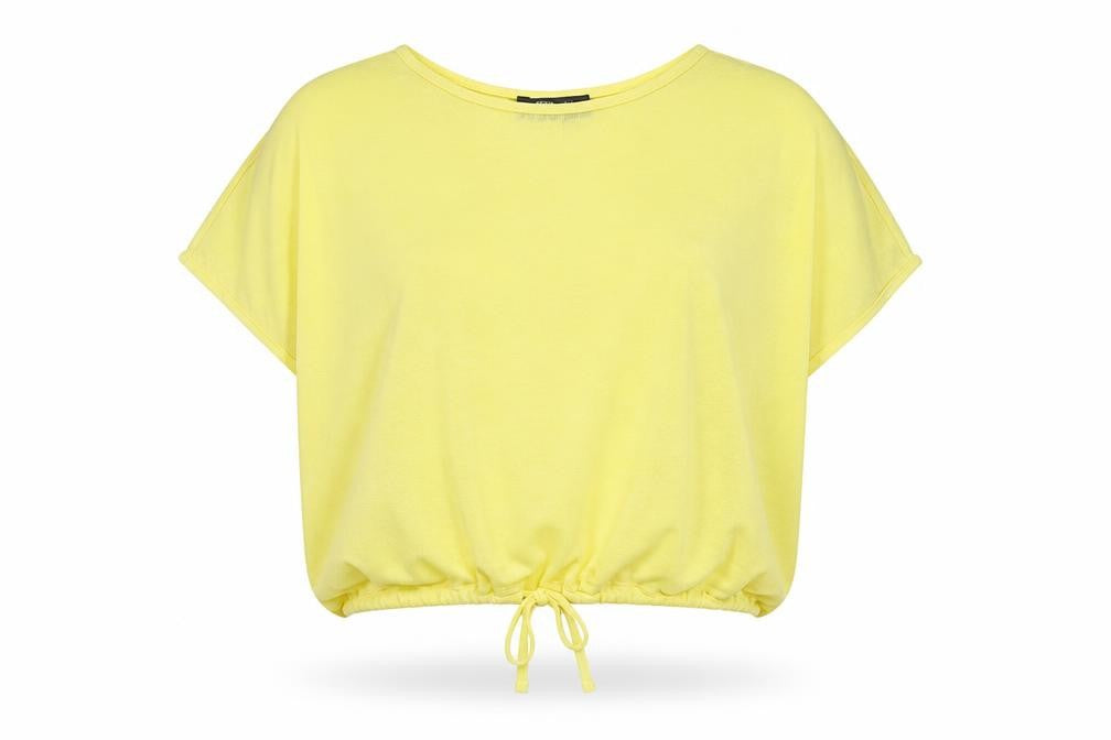 F&F Womens Yellow   Pullover Jumper Size 10  - cropped