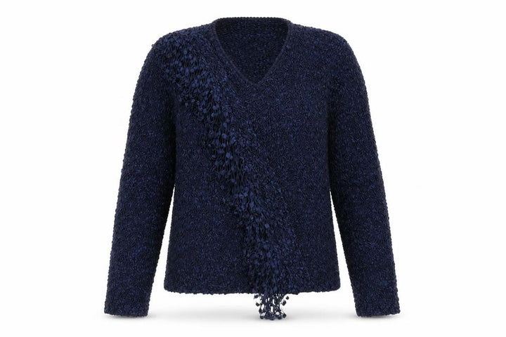 Roman Womens Blue Pullover Jumper Size S