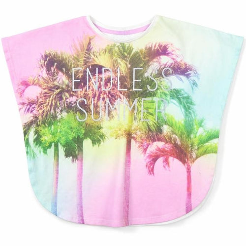 F&F Girls Multicoloured Animal Print  Basic T-Shirt Size 5-6 Years