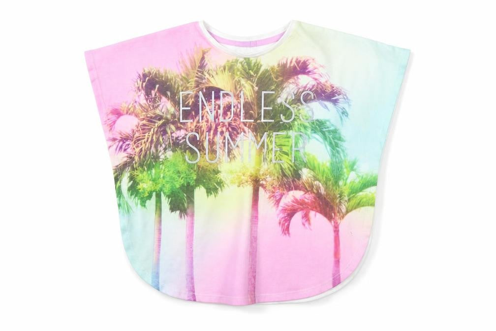 F&F Girls Multicoloured Animal Print  Basic T-Shirt Size 5-6 Years