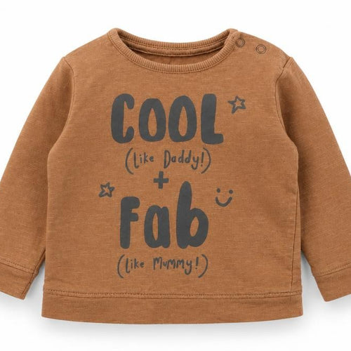 George Boys Brown Animal Print   T-Shirt Size 6-9 Months