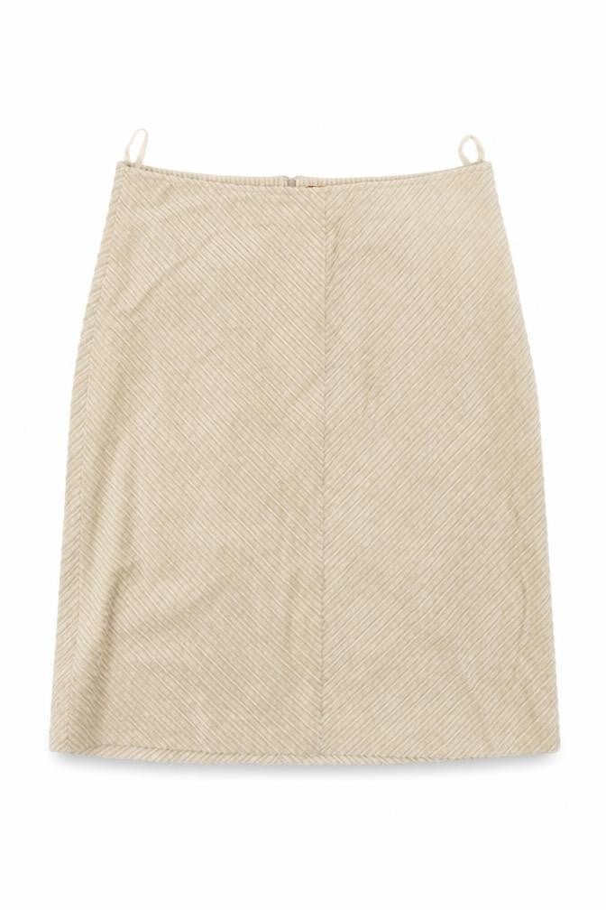 Preworn Womens Beige   A-Line Skirt Size 4