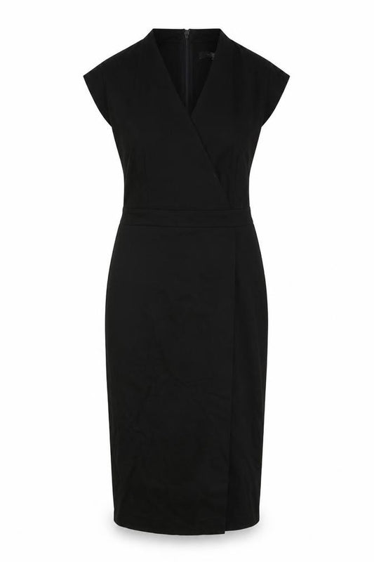 Front view of Next women’s black a-line, size UK 10
