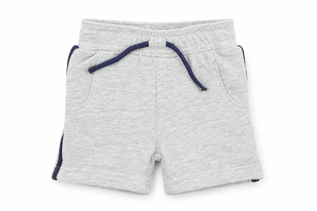Front view of Primark Baby Grey Cropped Trousers, size 3-6, Months