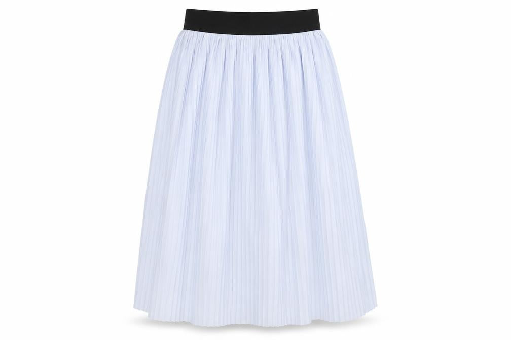 Preworn  Womens Blue   A-Line Skirt Size 24 in