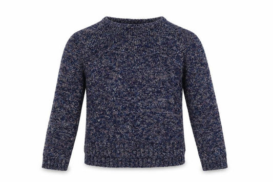 Front view of John Lewis girls’ blue jumper, size 11, years
