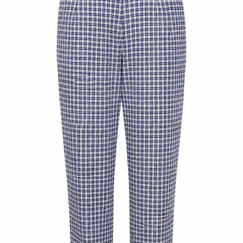 ANNA MONTAUA Womens Blue Check  Snow Pants Trousers Size 16 L29 in