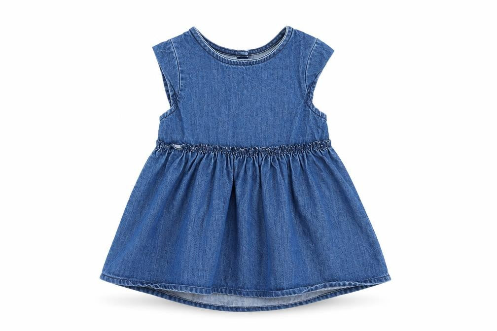 NEXT Girls Blue  Denim Fit & Flare  Size 0-3 Months