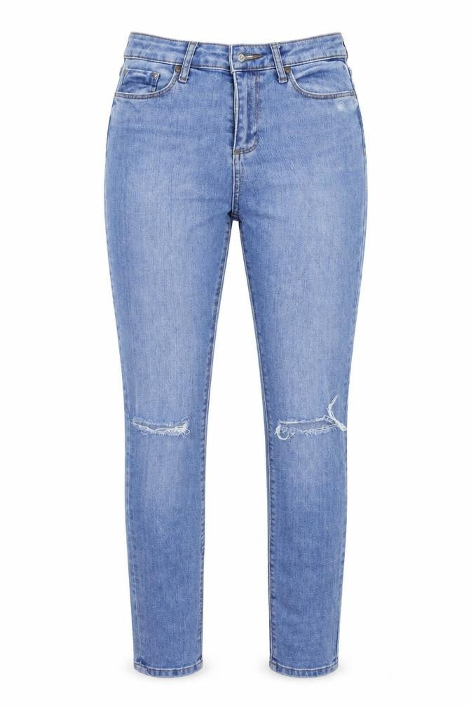 Miss denim Womens Blue   Straight Jeans Size 12 L28 in