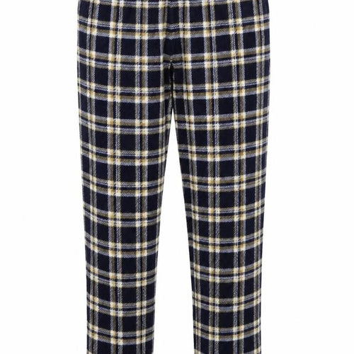 Warmth Womens Blue Check  Sweatpants Trousers Size L L28 in