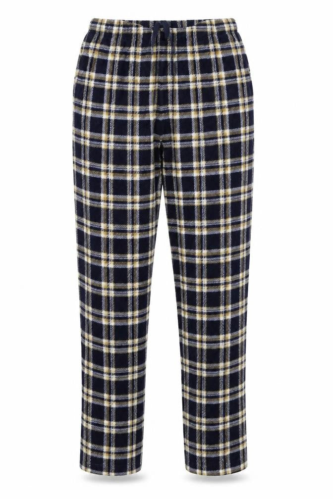 Warmth Womens Blue Check  Sweatpants Trousers Size L L28 in