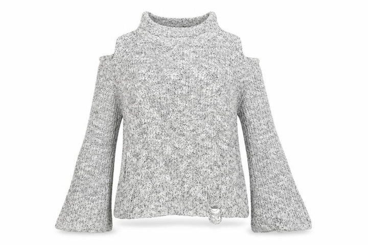 Hollister Womens Grey Knit Pullover Jumper Size S
