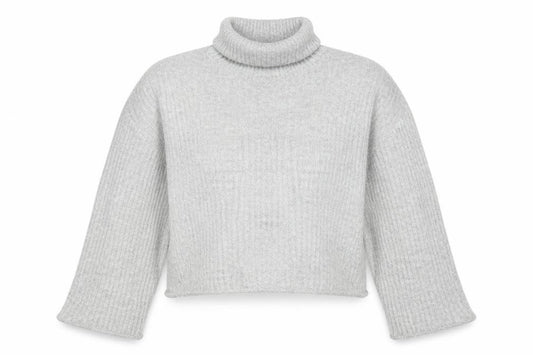 Front view of Divided women’s grey knit jumper, size S