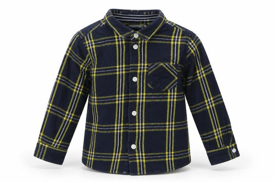 Front view of Matalan boys’ clear basic button-up, size 3, years