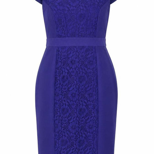 Monsoon Womens Blue   Pencil Dress  Size 8