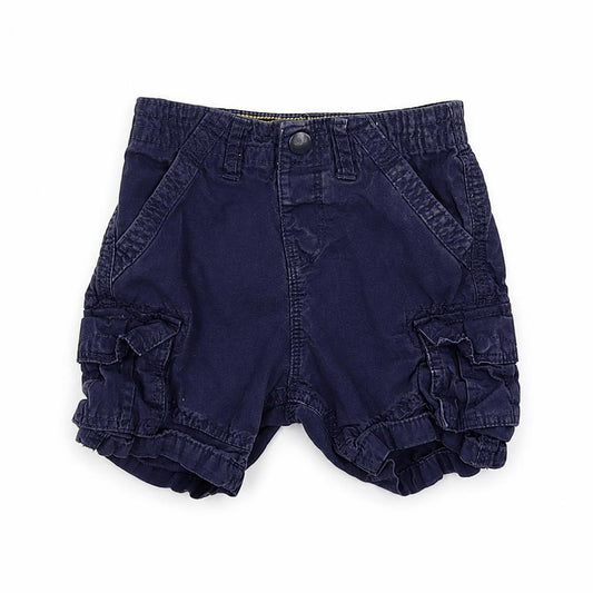 Front view of George boys’ blue jegging trousers, size 2, years