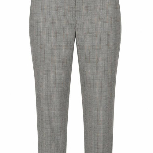 Zara Womens Grey Plaid  Trousers  Size M L25 in