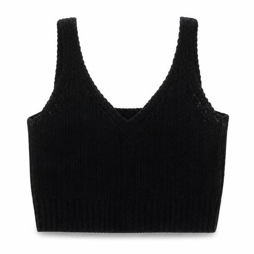 ASOS Womens Black   Cropped Tank Size 4