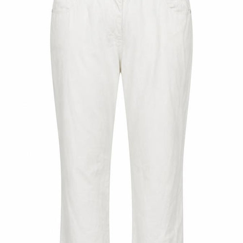 Mia Moda Womens White   Trousers  Size 18 L21 in
