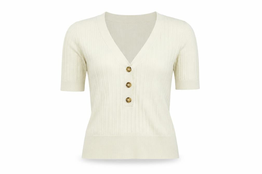 Front view of H&M women’s white jumper, size XS