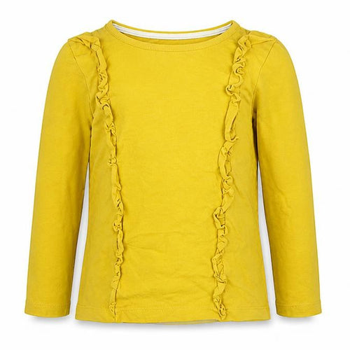 m&s Girls Yellow   Basic T-Shirt Size 3 Years