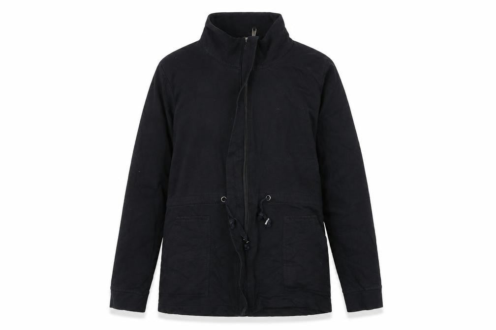 Front view of Lady Hathaway women’s black jacket, size M