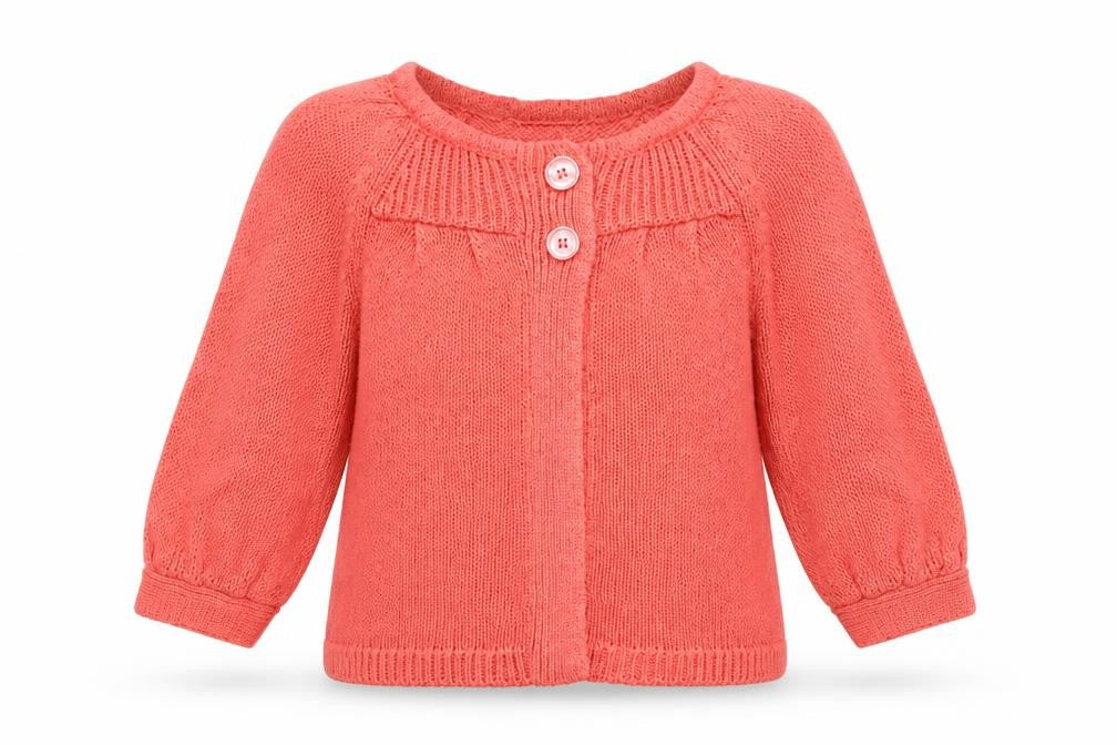 George Womens Pink  Knit Jacket Coatigan Size 12