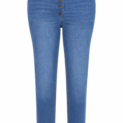 Denim Womens Blue  Denim Straight Jeans Size 12 L26 in