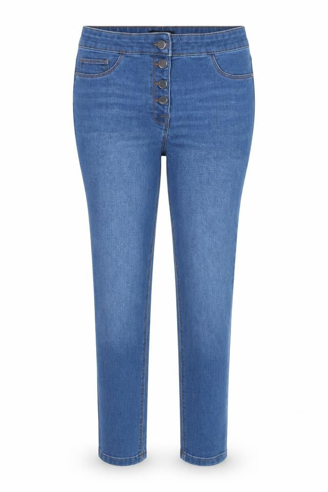Denim Womens Blue  Denim Straight Jeans Size 12 L26 in