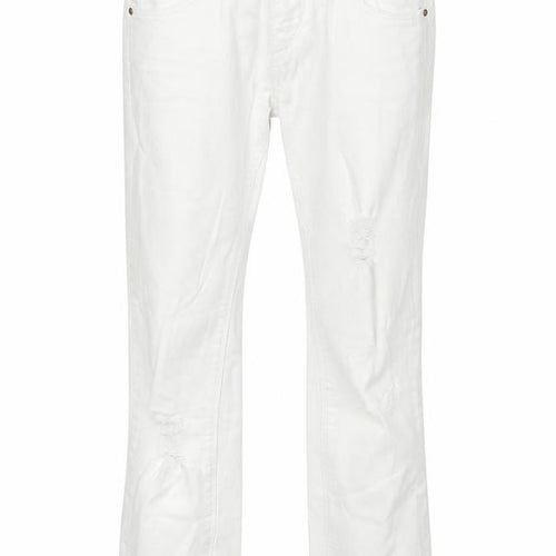 Primark Womens White  Denim Straight Jeans Size 6 L24 in