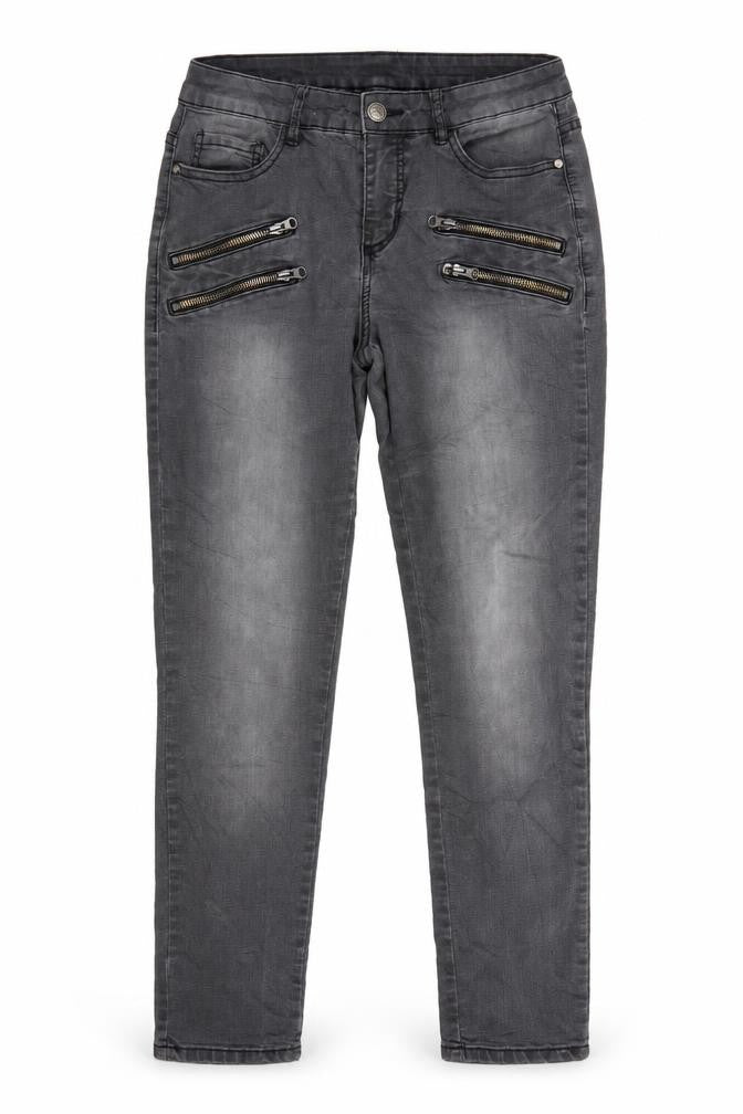 KappAhl Womens Black  Denim Straight Jeans Size 12 L26 in