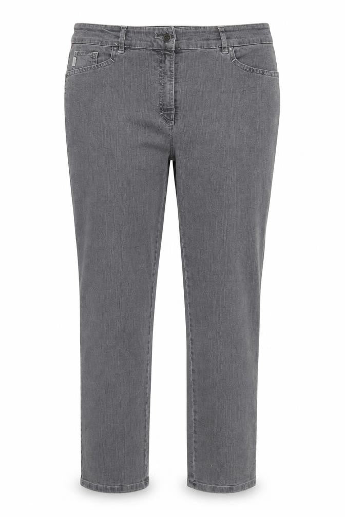 ZERRES Womens Grey  Denim Skinny Jeans Size 14 L30 in